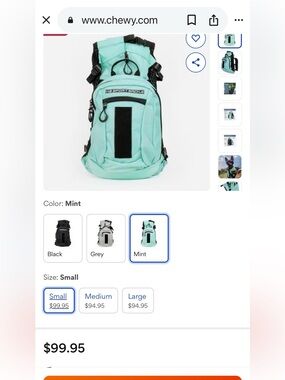 K9 Sport Sack Backpack Plus Size Small